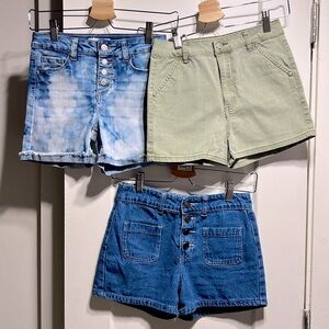 Lot of 3 Macy’s EUC juniors shorts: Epic Threads, Imperial Star, Gogo Star Kids
